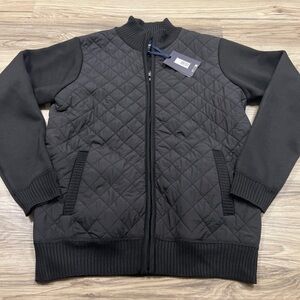 Kensington Eastside Quilted Layering Jacket Full Zip Black Men’s Medium NWT
